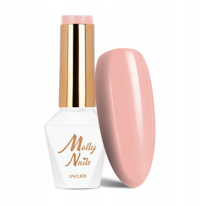 Molly Nails Sensual Nr 202 Adele Gel Polish HEMA/Di-HEMA Free Różowy lakier hybrydowy LED/UV 8g
