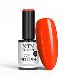 NTN Premium California Collection 142 Pomarańczowy neonowy lakier hybrydowy HEMA/Di-HEMA Free LED/UV Gel Polish 5g