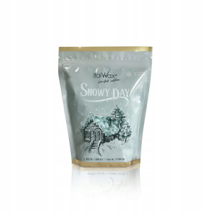 ItalWax Snowy Day Limited Edition Zimowy wosk do depilacji brazylijskiej z zapachem świeżości 500g