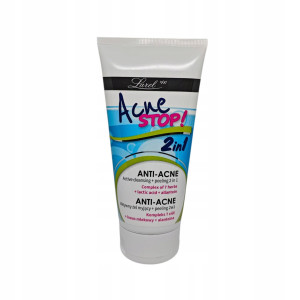 Larel Acne Stop! 2in1 Aktywny żel-peeling myjący 2w1 antybakteryjny i przeciwtrądzikowy 150ml