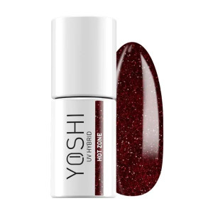 Yoshi Cat Eye Fireline 265 Hot Zone HEMA/Di-HEMA Free Czerwony magnetyczny lakier hybrydowy z efektem kociego oka 6ml