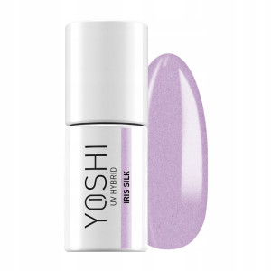Yoshi Lakier Hybrydowy 277 Iris Silk – Pastelowy Fiolet z Drobinką kolekcja Botanical Awakening 6 ml