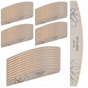 Pilnik mineralny jednorazowy łódka Staleks Expert NFE-40 80/100 zestaw 50 sztuk