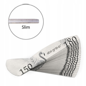 Aba Group Pilnik Łódka Półksiężyc Szary 150/180 slim zestaw 10 szt.