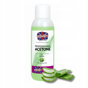 Ronney Aceton do Usuwania Hybryd Żelu i Akrylu Zapachowy Aloe 500ml