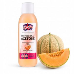 Ronney Aceton kosmetyczny płyn do usuwania hybryd żelu melon 500ml