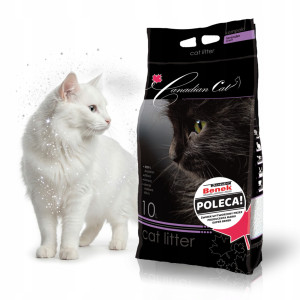 Canadian Cat bentonitowy żwirek zbrylający dla kota lawendowy 10l