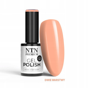 NTN Premium Lakier do Paznokci Hybrydowy 535 Orange pomarańczowy na lato 5g