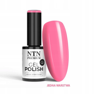 NTN Premium Lakier do Paznokci Hybrydowy 544 Pink różowy limitowany 5g