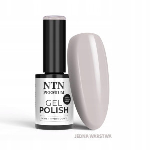 NTN Premium Lakier do Paznokci Hybrydowy 563 Grey Fango szary limitowany 5g
