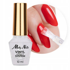 Molly Nails Top Coat Nabłyszczający do Lakierów Klasycznych High Gloss Vinyl Effect 10ml