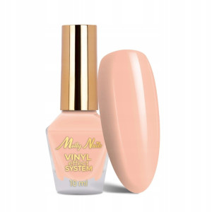 Molly Nails Winylowy Lakier Klasyczny Różowy Light Pink Vinyl Effect 10ml