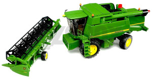 John Deere T670i  Aktywny ślimak zbiornika seria Profi BRUDER 02132 1:16