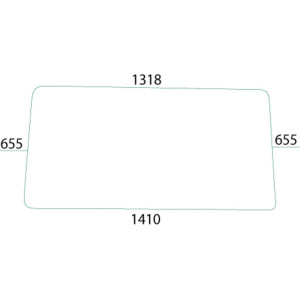Szyba przednia Fiat 650885699 GRANIT 5120507