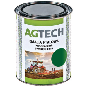 Farba Emalia ftalowa lakier zielona do pługa Unia Grudziądz 0.8 l Puszka AGTECH PREMIUM