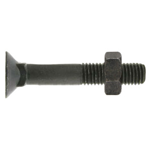 Śruba płużna z nakrętką M12x1.25 x 35 10.9