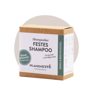 Festes Shampoo Birke & Brennessel 50 g - Pflanzenwerk