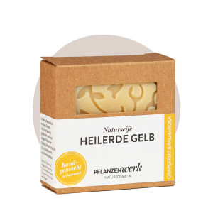 Naturseife Heilerde Gelb 90 g - Pflanzenwerk