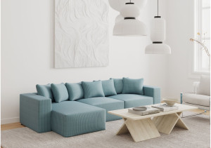 Modułowy narożnik w stylu loft SAKURA LEWY