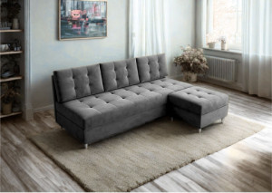 Zestaw Sofa Rozkładana Z Pufą Pero 190cm Sofonarożnik 190cm