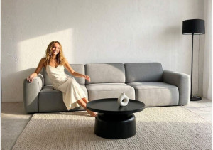 Loftowa designerska duża sofa rozkładana Koma 3