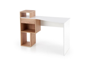 Designerskie biurko z półkami TINOC Antracyt