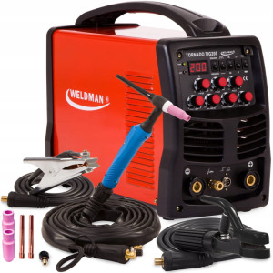Spawarka Inwertorowa Weldman Tornado TIG AC DC 200