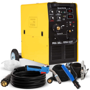 Spawarka Inwertorowa Migomat Magnum 380 W MIG MAG MMA