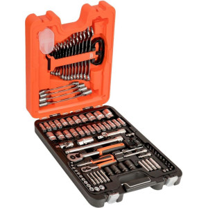 Bahco -  Zestaw nasadek 1/4 " i 1/2 " + klucze płasko-oczkowe. 94 elementy S87+7