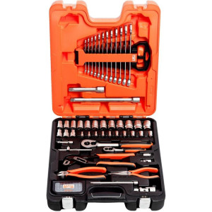 Bahco  - Zestaw narzędzi i nasadek 1/2 " i 1/4 "  81 elementów  S81MIX