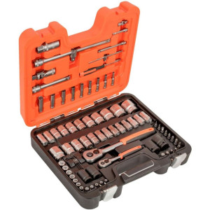 Bahco -  Zestaw nasadek 1/2 " i 1/4 " 77 elementów  S800