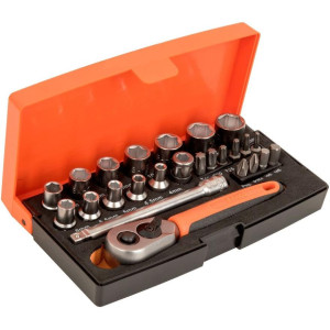 Bahco - Zestaw nasadek 1/4 " 25 elementów SL25