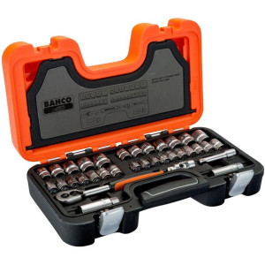 Bahco - Zestaw akcesoriów 3/8 " 38 elementów S380