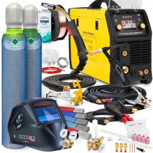 Spawarka 4w1 TIG AC/DC i Migomat MIG/MAG - Magnum THF 202 P Synergia PFC 230 V Zestaw #3 MIG #3 TIG PFC