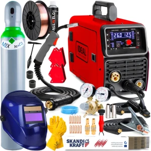 Spawarka Ideal Tecno MIG 202 LED SYNERGIC Zestaw #3
