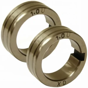 Rolka podajnika drutu 1.0 - 1.2 U do Aluminium 22 x 10 x 30 mm migomat  MIG MAG (2 sztuki) 1,0 - 1,2
