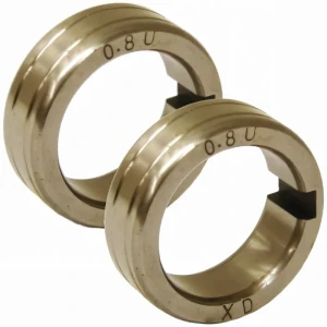 Rolka podajnika drutu 0,8 - 1,0 U do Aluminium 22 x 10 x 30 mm migomat  MIG MAG (2 sztuki) 0.8 - 1.0