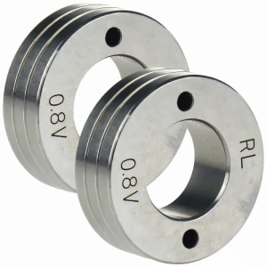 Rolka podajnika drutu 37 mm 1.0 - 1.2 V do Stali 37 x 19 x 12 mm migomat  MIG MAG (2 sztuki) 1,0 - 1,2