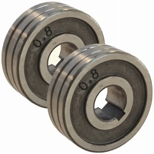 Rolka podajnika drutu 30 mm 0.6 - 0.8 V do Stali 30 x 10 x 10 mm migomat MIG MAG (2 sztuki) 0.6 - 0.8