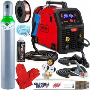 Spawarka Migomat Ideal Tecno MIG 221 Synergia - 3w1 TIG LIFT - Zestaw #1 AK
