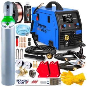 Spawarka Migomat Sherman MIG 200 SMART MMA TIG DC - Zestaw #1