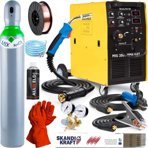 Spawarka Migomat Magnum 380 W MIG MAG MMA Zestaw #1 AK