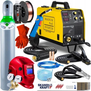 Spawarka Migomat Magnum MIG 220 W IGBT MAG MMA TIG Zestaw #2 AK