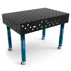 Stół Spawalniczy Na Kołach GPPH ECO Fi28 100x100 - 1200 x 800 mm