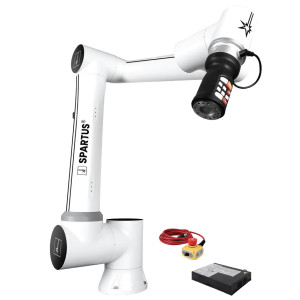 Robot współpracujący Cobot SPARTUS MIGBOT 2000 z pilotem sterującym