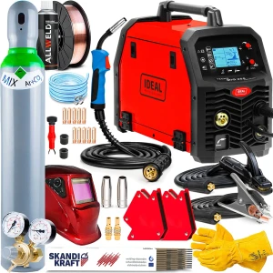 Spawarka Migomat Ideal Tecno MIG 205 LCD Synergic 4x4 v3 - Zestaw #2
