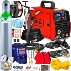 Spawarka Migomat Ideal Tecno MIG 203 Synergic LED, TIG ACX, MMA - 200A 3w1 - Zestaw #3