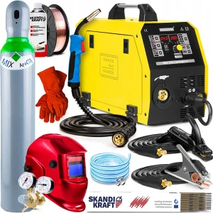 Spawarka Migomat Magnum MIG 210 L Synergia 4x4 200 A Flux - Zestaw #2 AK