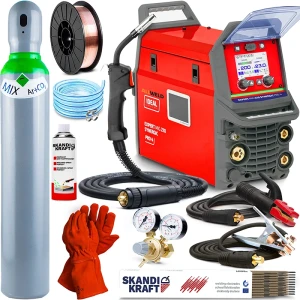 Spawarka Migomat Ideal Expert MIG 210 Synergia Pro 4 LCD - MIG MAG, TIG Lift - Zestaw #1 AK