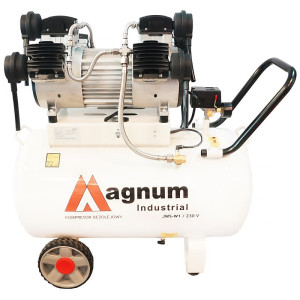 Cichy Kompresor Bezolejowy Magnum JWS W1 Sprężarka 100 l 230 v Dentystyczny Stomatologiczny